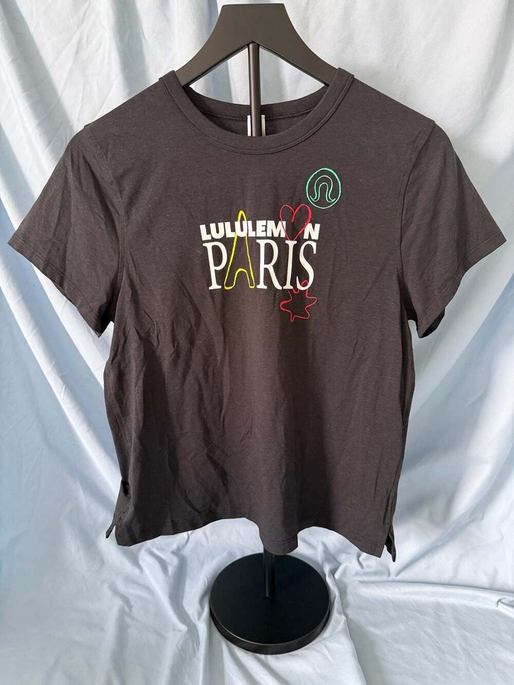 Lululemon Lululemon Paris Graphic Cotton Blend T-Shirt Black